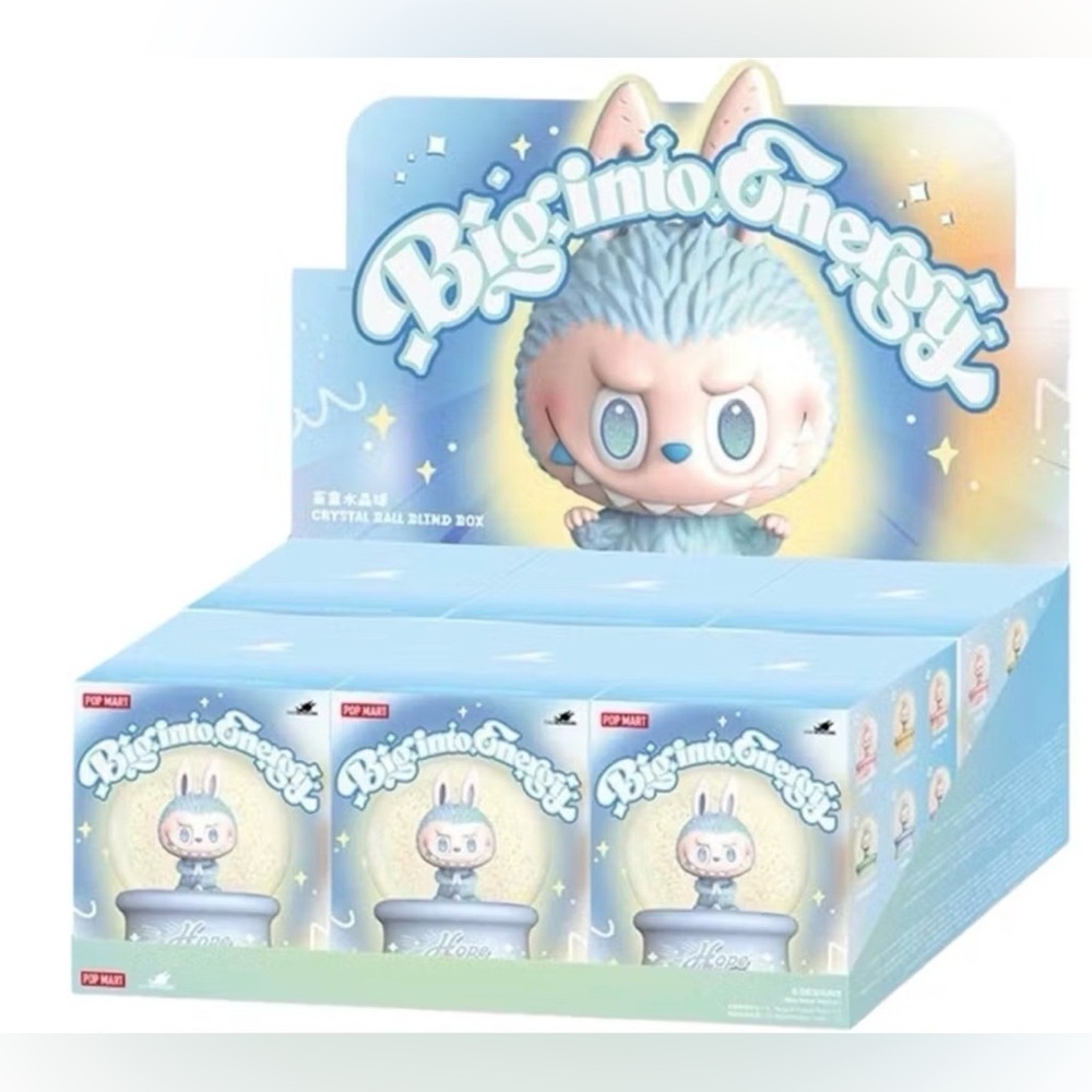 Pop Mart Big into Energy Snow Globes SEALED CASE